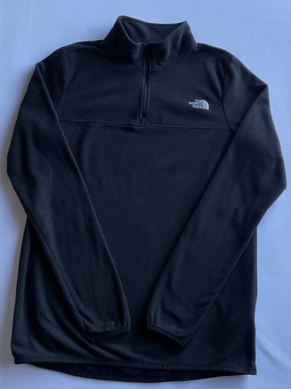North Face Women’s Black Quarter Zip Fleece Pullover Size Small
